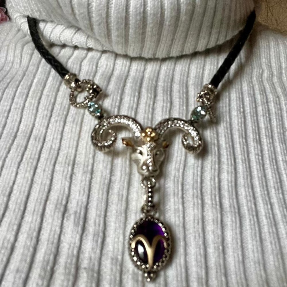 Barbara Bixby Aries pendant necklace